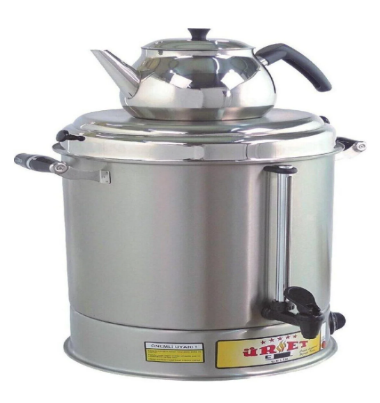Üret Çelik 9 Litre Lüks Semaver LCS 2